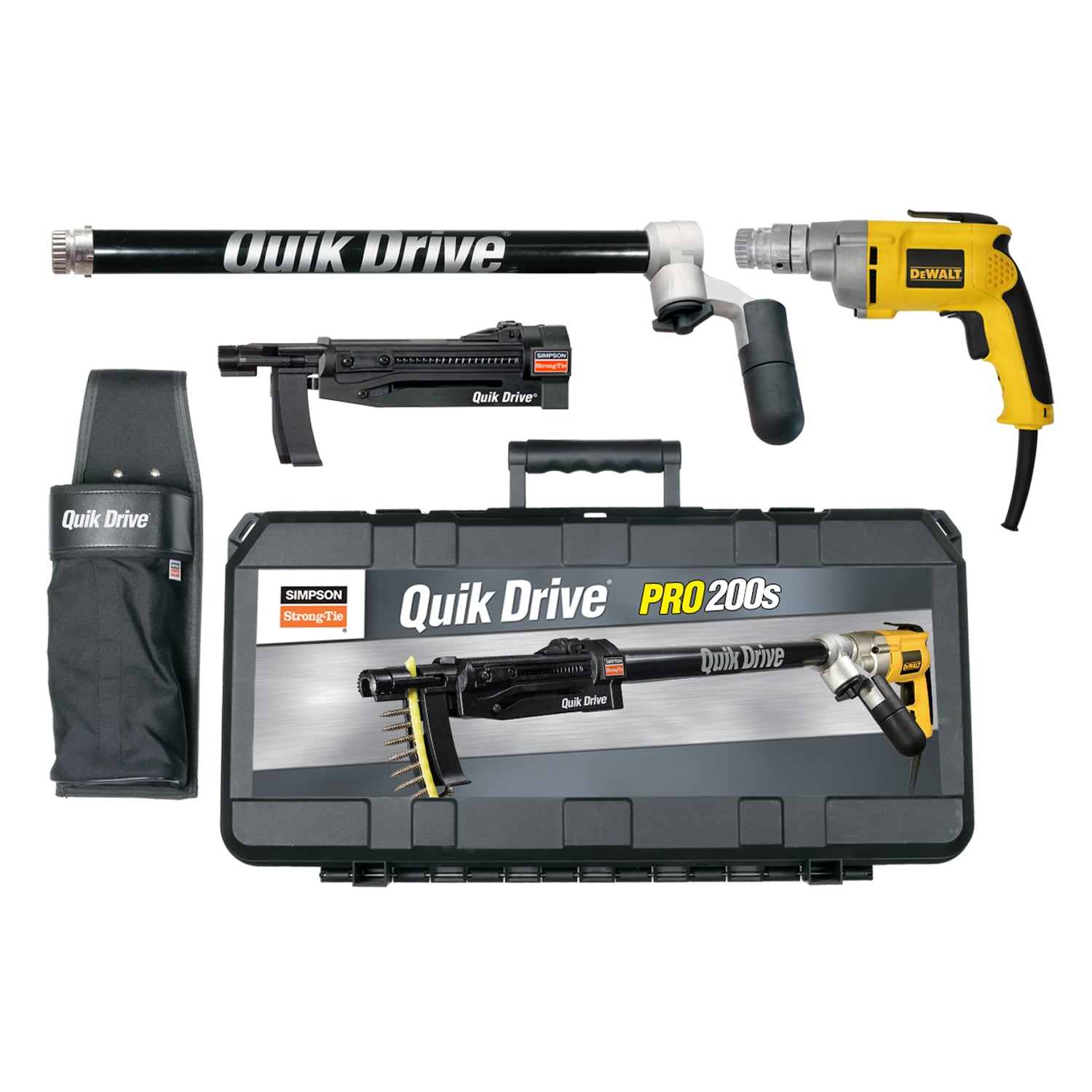 Quik Drive 6.5 -Amp Collated Fastener Screw Gun Kit