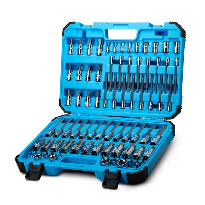 Capri Tools 88-Piece Set Drive Set Hex; Torx Bit Driver Socket Set