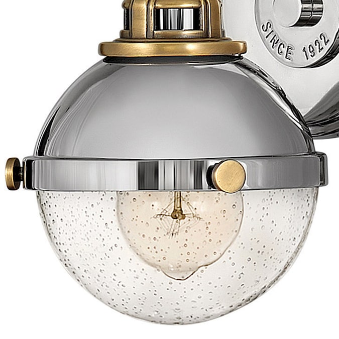 Hinkley Fletcher 6.25-in 1-Light Polished Nickel LED Traditional Vanity Light - Image 8
