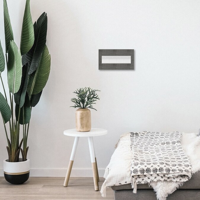 Legrand adorne 4-Gang Specialty Size Slate Linen Metal Indoor Screwless Square Wall Plate - Image 7