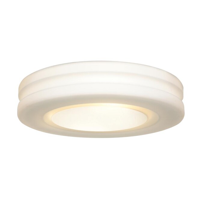 Access Lighting Altum 2-Light 12.5-in Gloss White Indoor/Outdoor LED Flush Mount Light