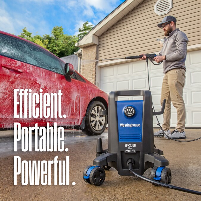 Westinghouse ePX3500 Includes 4 Nozzles + Turbo Nozzle 2500 PSI 1.76-GPM Cold Water Electric Pressure Washer with 5 Spray Tips - Image 5