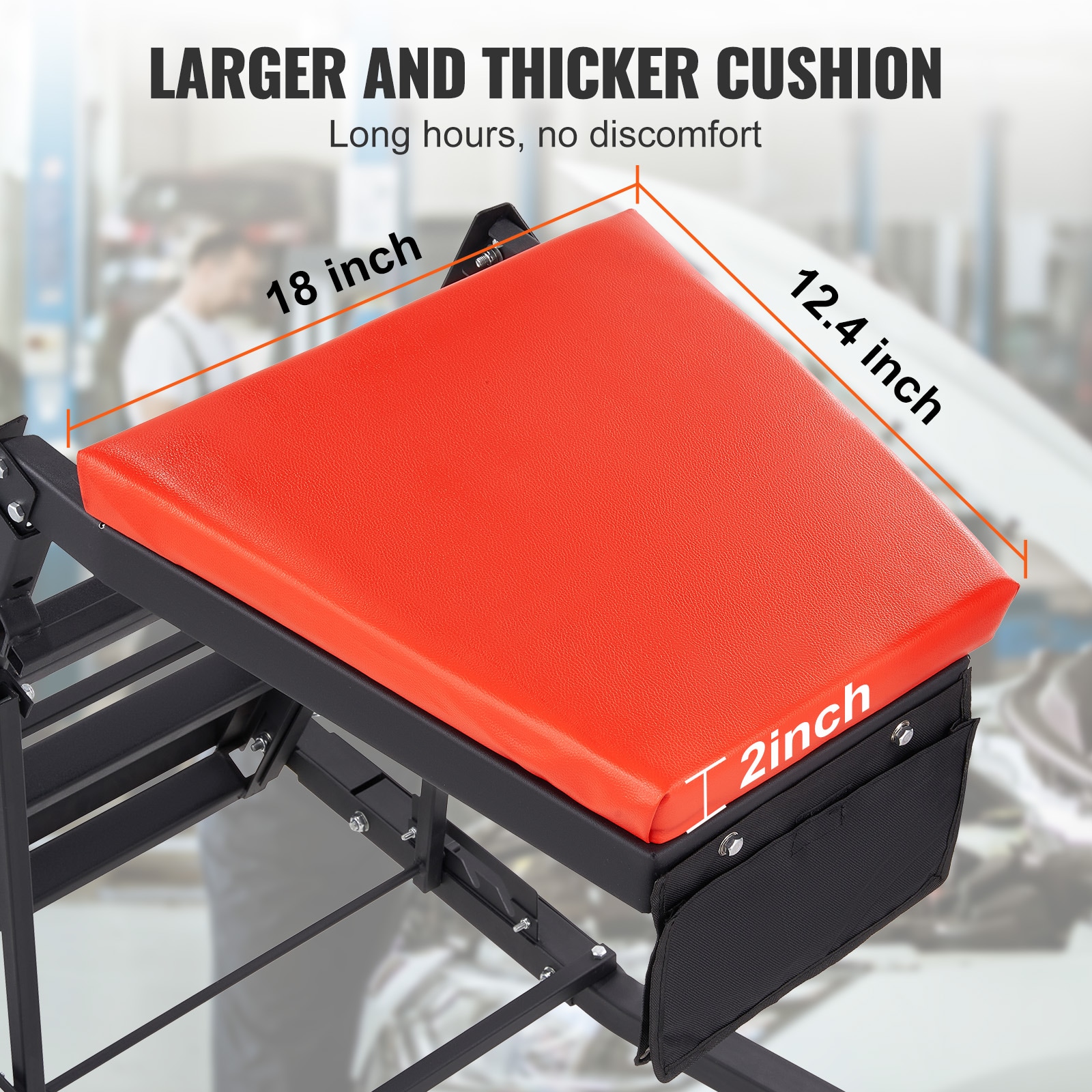 79-in x 30.9-in Creeper - Image 5