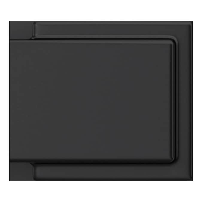 Schlage Century-Latitude Matte Black Entry Door Handleset with Latitude Lever - Image 8