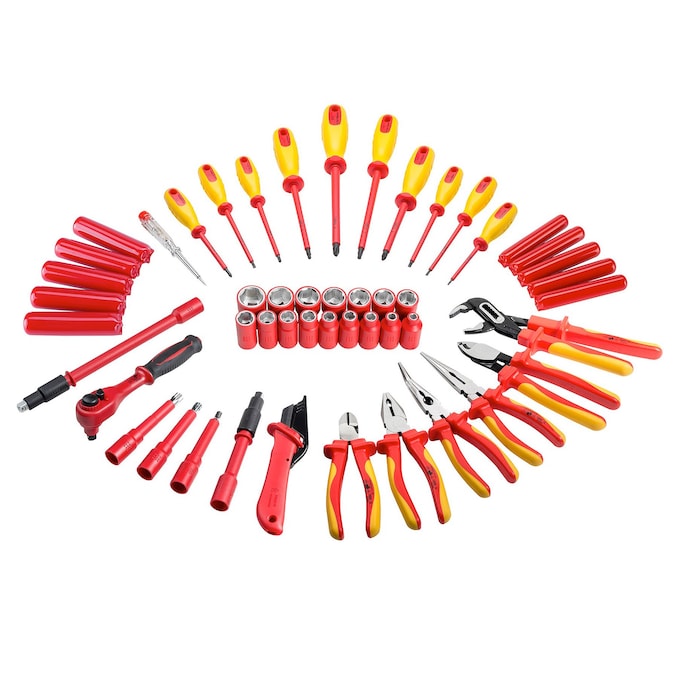 Powerbuilt 50-Piece Metric Coated Mechanics Tool Set with Hard Case - Image 2