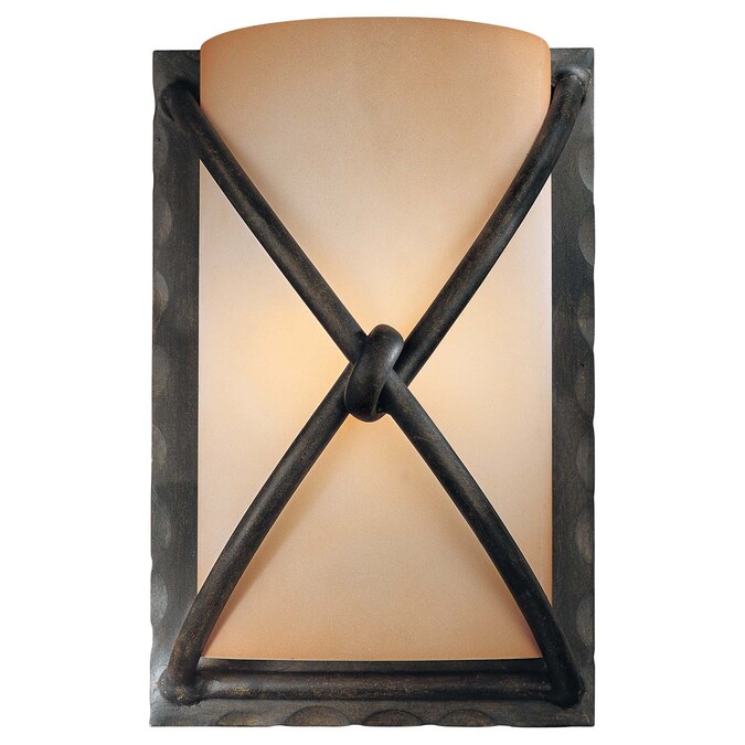 Minka Lavery 6-in W 1-Light Bronze Modern/Contemporary Incandescent Wall Sconce