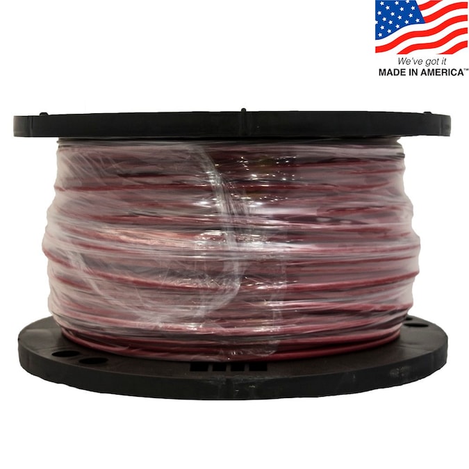 Southwire SIMpull 500-ft 8-AWG Red Stranded Copper Thhn Wire (By-the-roll)