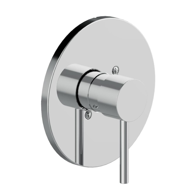 Design House Eastport II Polished Chrome 1-handle Multi-function Round Bathtub and Shower Faucet Valve Included - Image 5