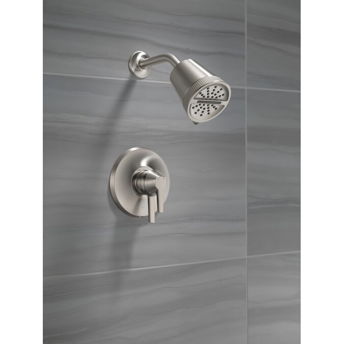 Delta Galeon Lumicoat Stainless 2-handle Multi-function Round Shower Faucet - Image 7