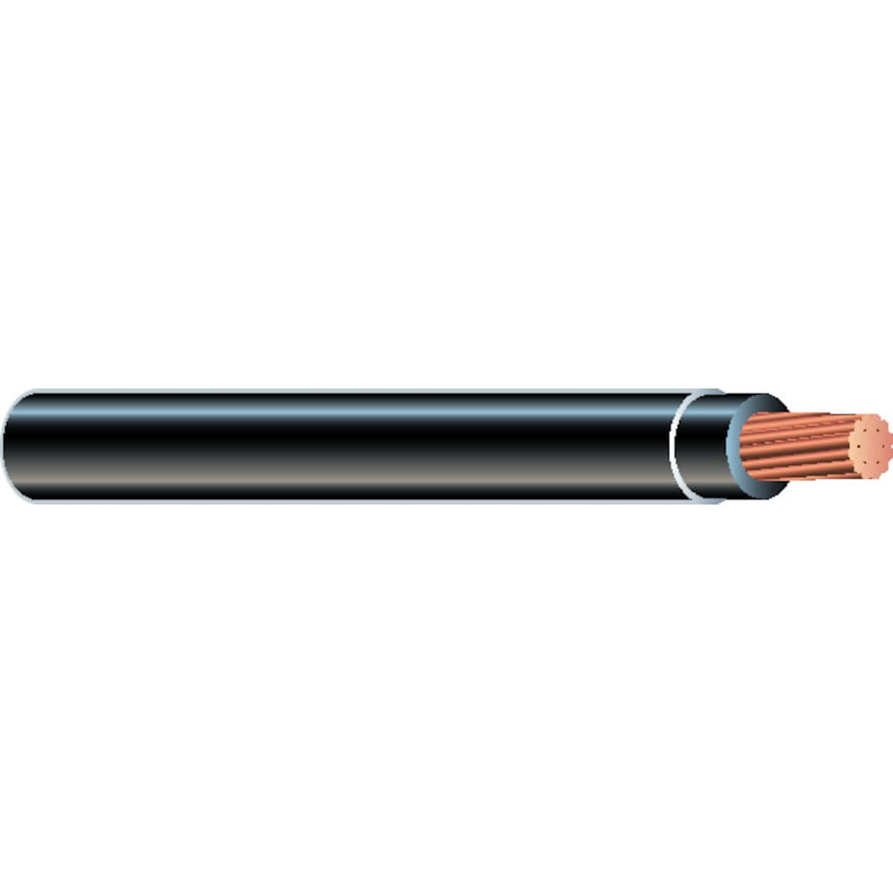 100-ft 12 -AWG Black Stranded Copper THHN wire ( By-the-roll ) - Image 2