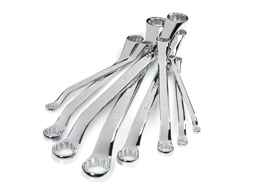 8 -Piece Set Standard (SAE) Offset Box end Wrench Includes Hard Case - Image 2