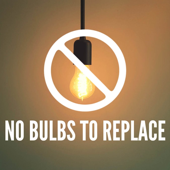 Designers Fountain Edge Lit 1-Light 11.5-in Bronze LED Flush Mount Light - Image 3