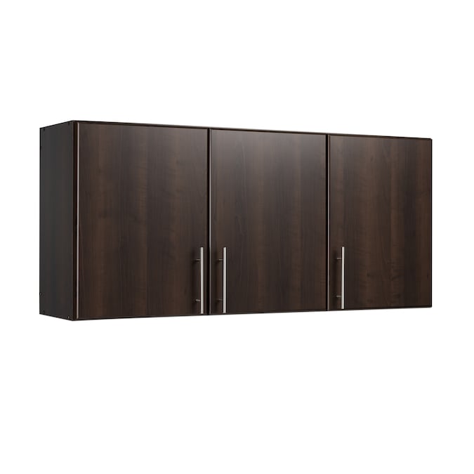 Prepac Elite 54-in W x 24-in H Wood Composite Espresso Wall-mount Utility Storage Cabinet