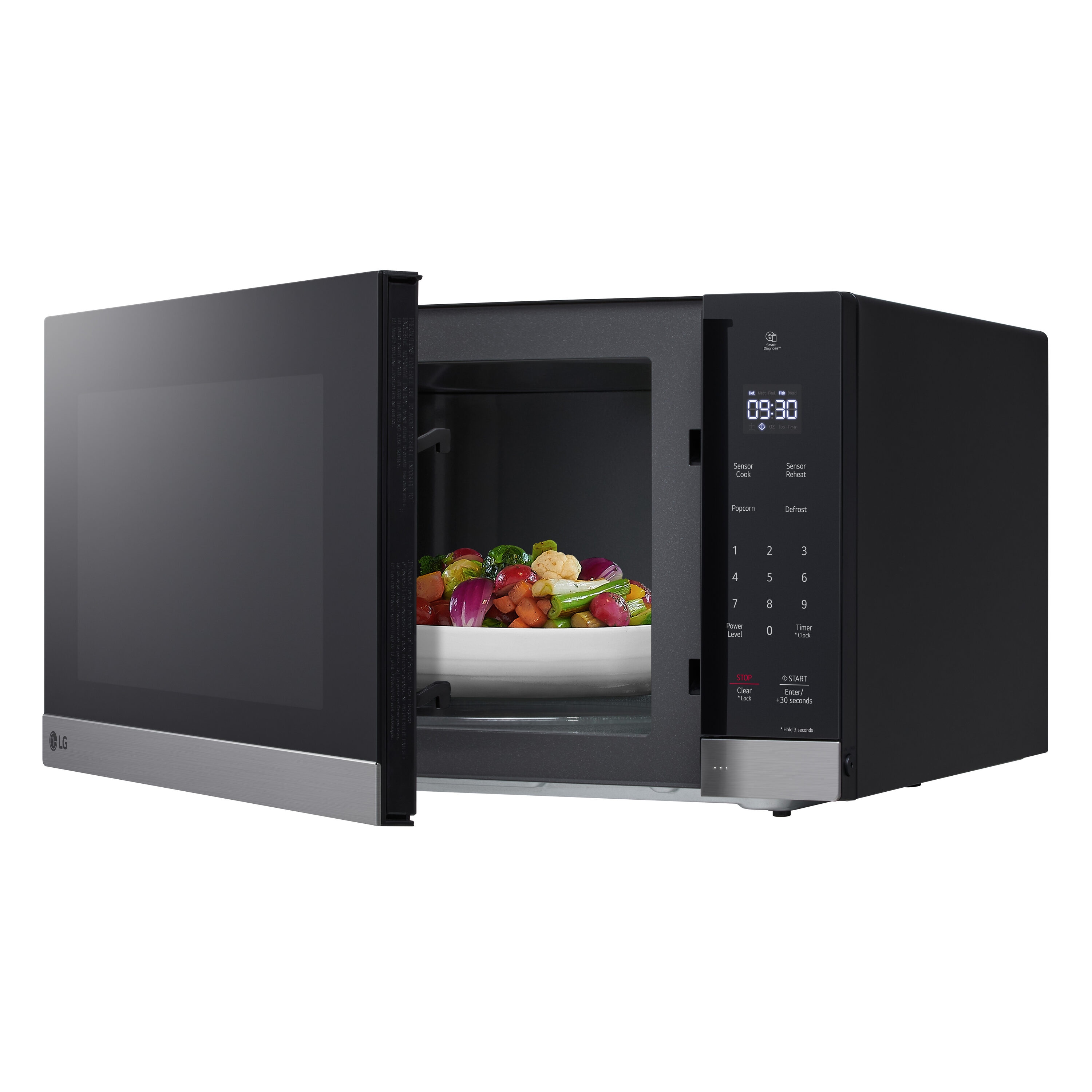 2-cu ft Large (Greater than 1.5-cu ft) 1200 -Watt Sensor Cooking Controls Countertop Microwave ( Stainless Steel ) - Image 5