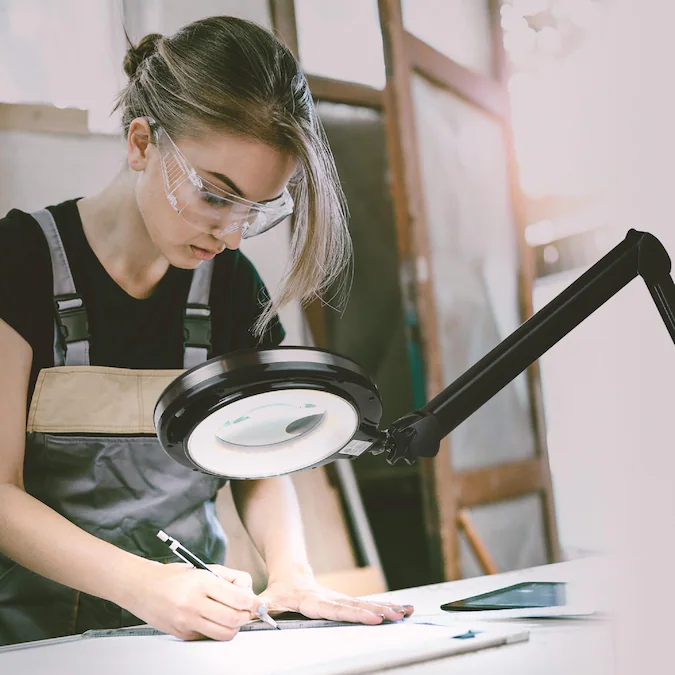 Brightech 29-in Classic Black LED Touch LED Table Lamp with No Shade