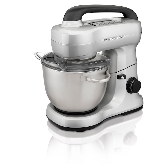 Hamilton Beach Silver 4-Quart Tilt-head Stand Mixer