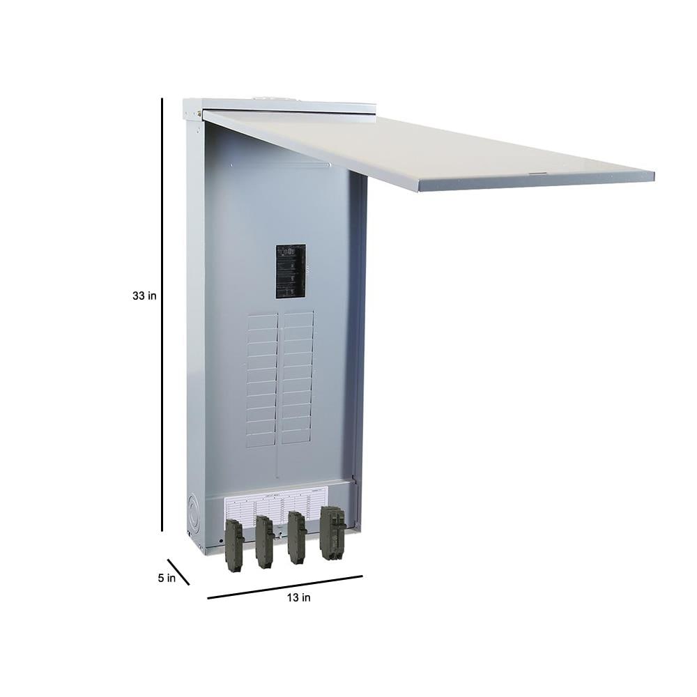 PowerMark Gold 200 -Amp 20 -Spaces 40 -Circuit Outdoor Main breaker Load Center (Value Pack) - Image 8