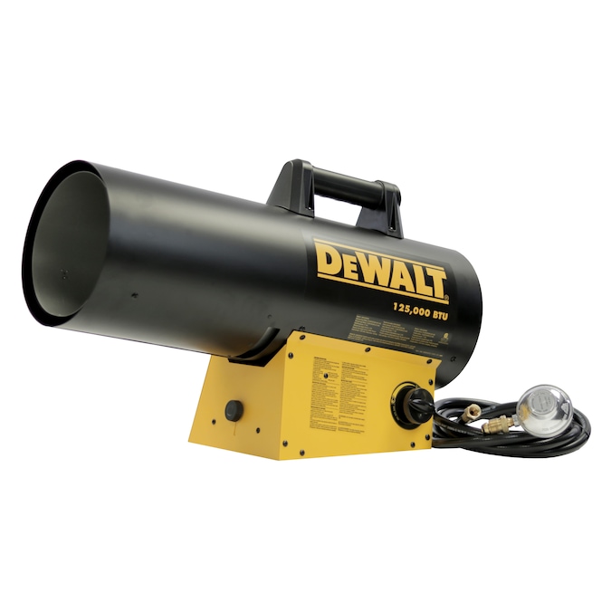 DEWALT Forced Air Propane 125000-BTU Outdoor Portable Forced Air Propane Heater