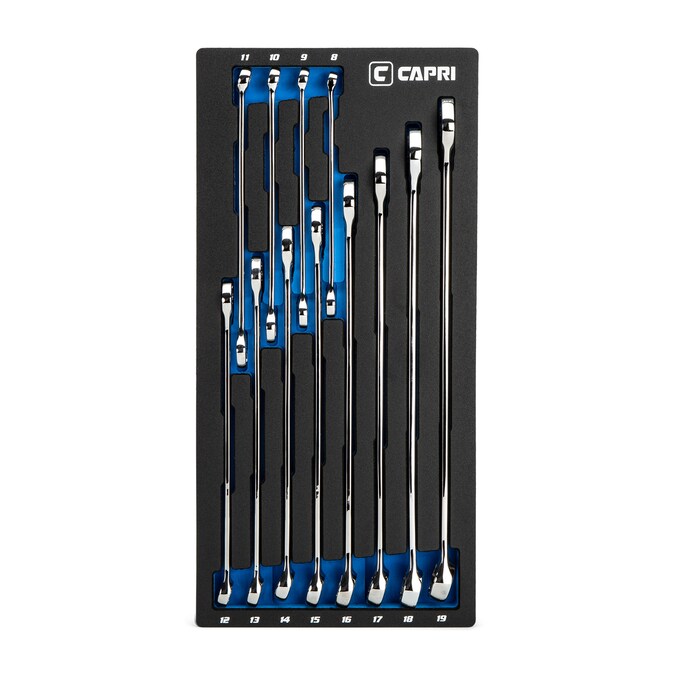Capri Tools 12-Piece Set 6-point Metric Combination Wrench