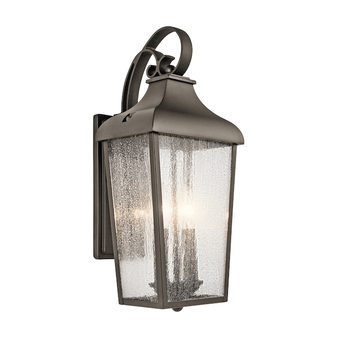 Kichler Forestdale 2-Light 18.5-in H Bronze Outdoor Wall Light