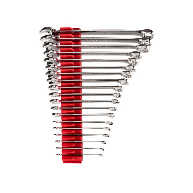 TEKTON 19-Piece Set 12-point Metric Combination Wrench Includes Hard Case