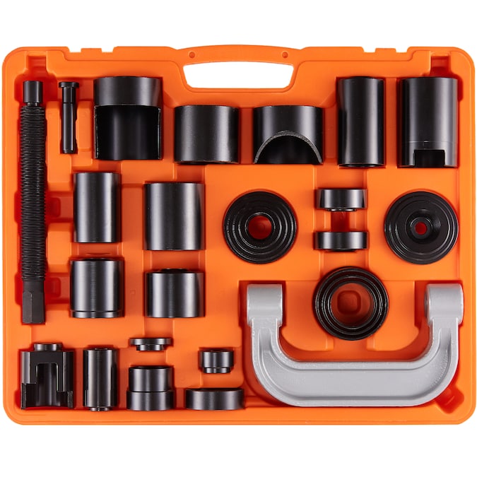 VEVOR Ball Joint Press Kit, 25 Pcstool Kit, C-press Ball Joint Remove and Install Tools, For Most 2wd and 4wd Cars, Heavy Duty Ball Joint Repair Kit For Automotive Repairing