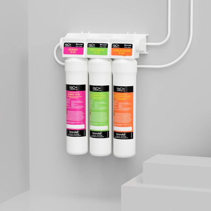 Brondell H2O+ Coral Triple-stage Carbon Block Under Sink Water Filtration System