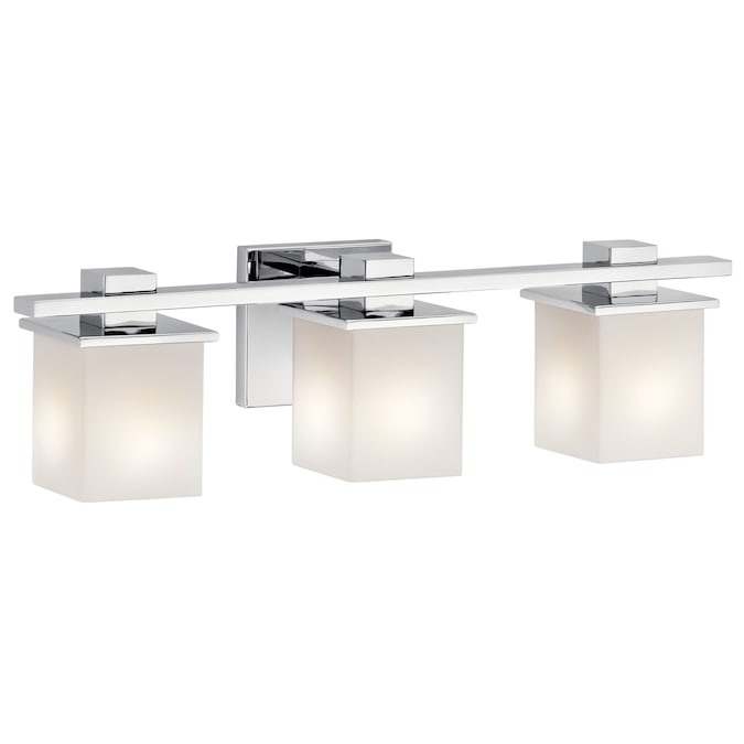 Kichler Tully 24-in 3-Light Chrome Modern/Contemporary Vanity Light - Image 3