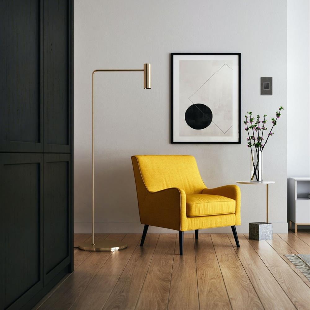 adorne sofTap Single-pole/3-way LED Illuminated Square Light dimmer Graphite - Image 3