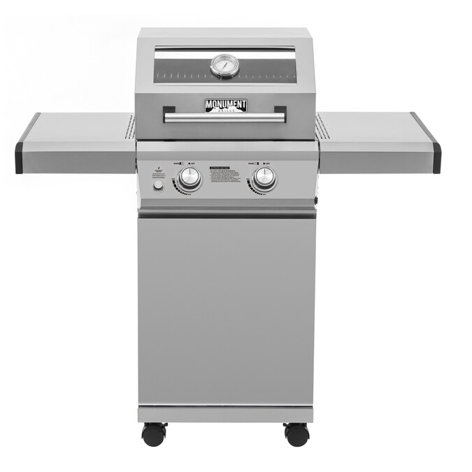 Monument Clearview Stainless Steel 2-Burner Liquid Propane Gas Grill