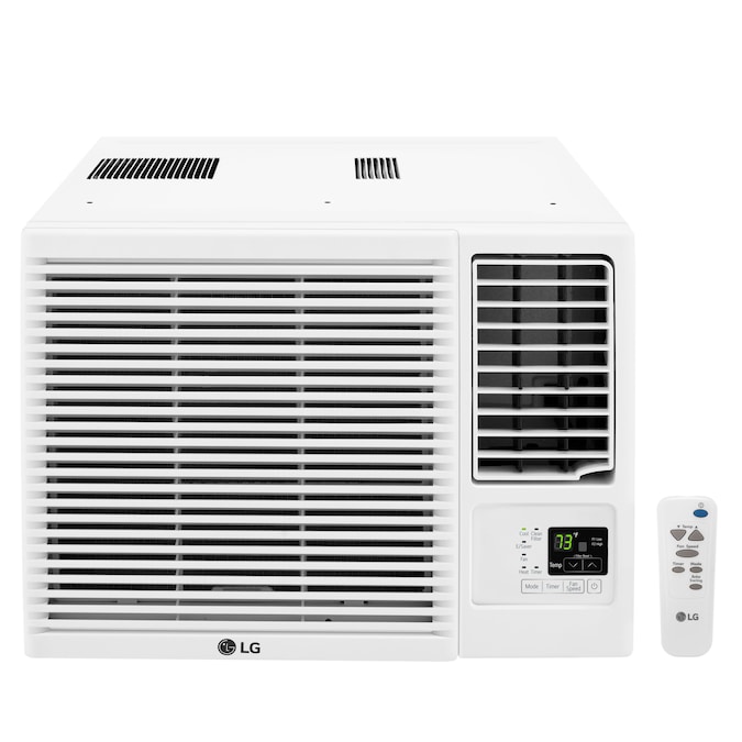 LG Electronics 330-sq ft Window Air Conditioner with Heater with Remote (115-Volt 7600-BTU)