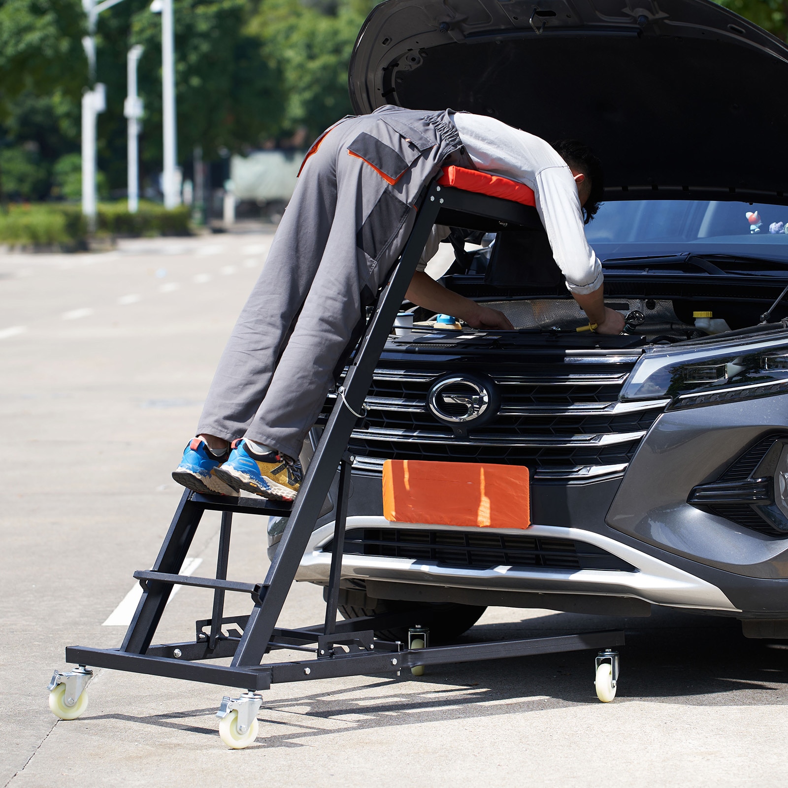 79-in x 30.9-in Creeper - Image 2