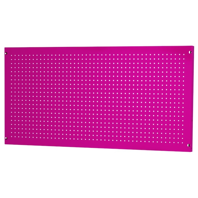 The Original Pink Box Steel Wallmount 24-inch By 48-inch Steel Pegboard