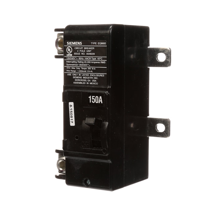 Siemens 150-amp 2-Pole Main Circuit Breaker