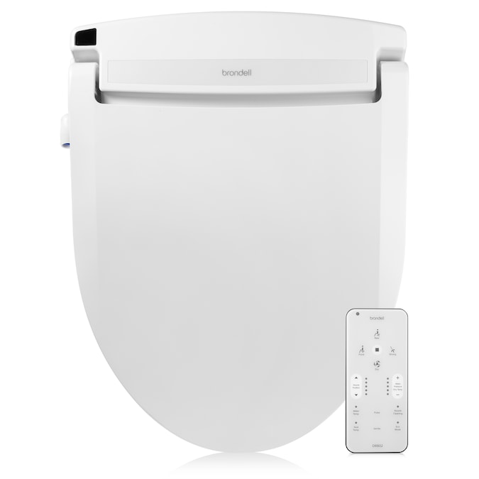 Brondell Swash select Plastic White Elongated Soft Close Heated Bidet Toilet Seat