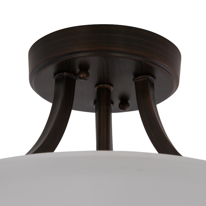 Generation Lighting Geary 2-Light Bronze Semi mount light ENERGY STAR - Image 2