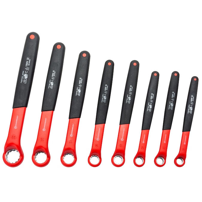 Powerbuilt 8-Piece Set 12-point Metric Offset Box End Wrench