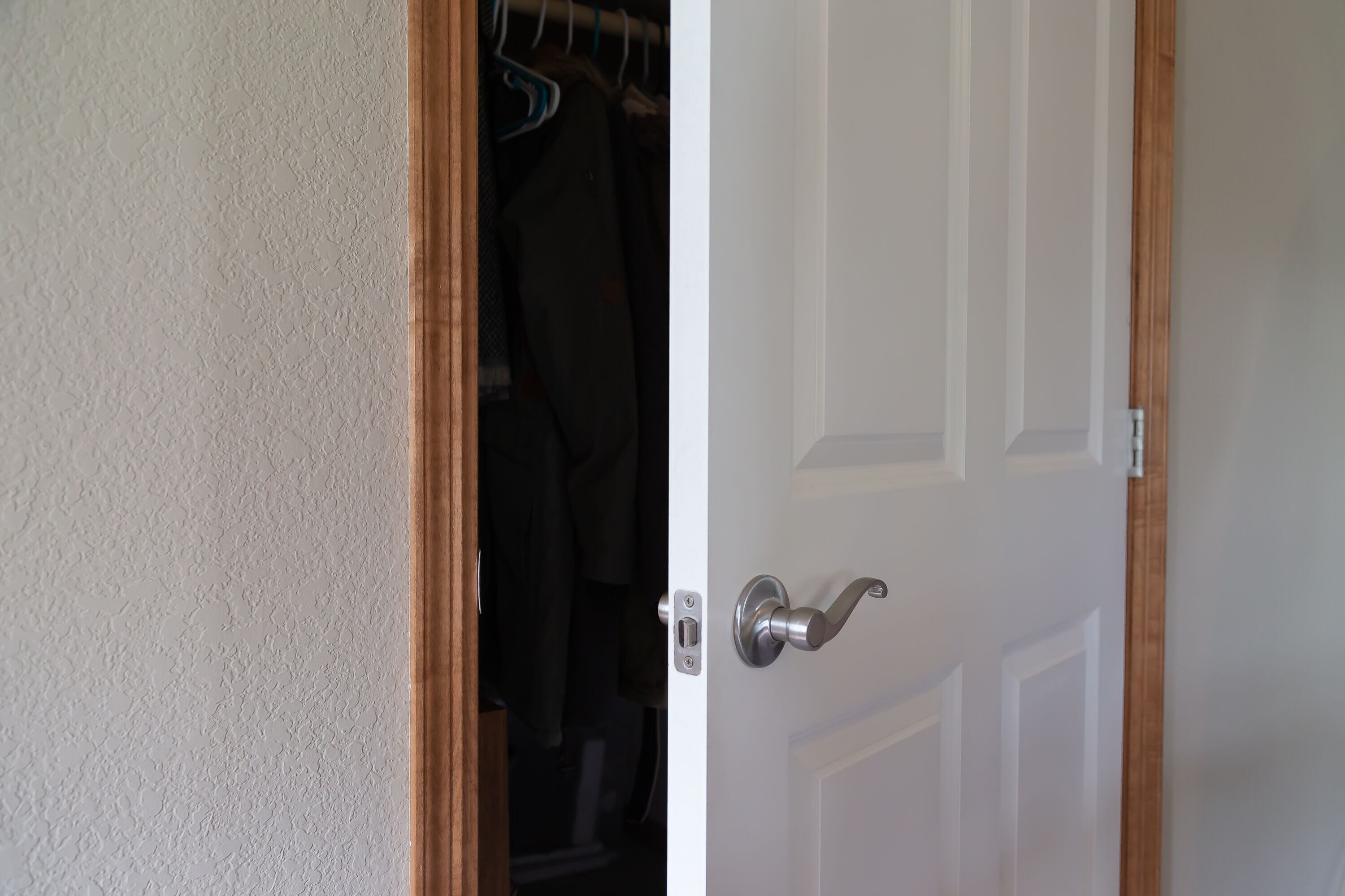 Scroll Scroll Satin Nickel Universal Interior Hall/Closet Passage Door Handle 8 -Pack - Image 3