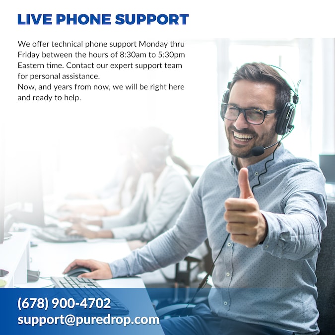 PureDrop RTW5 5 Stage RO Water System 5-stage Multi-method Reverse Osmosis Filtration System - Image 7