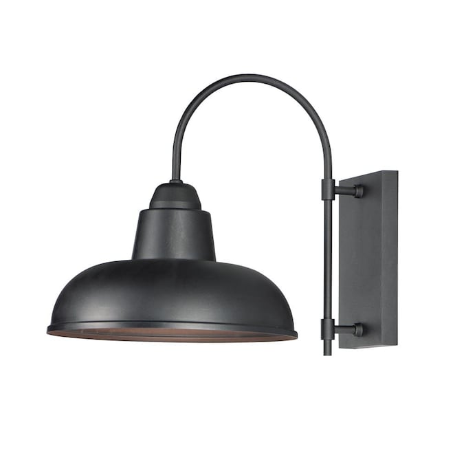 Maxim Lighting Industrial 1-Light 15.75-in H Matte Black Outdoor Wall Light