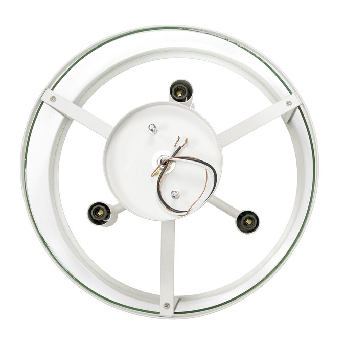 Lalia Home Classix 3-Light Matte White Semi mount light - Image 4