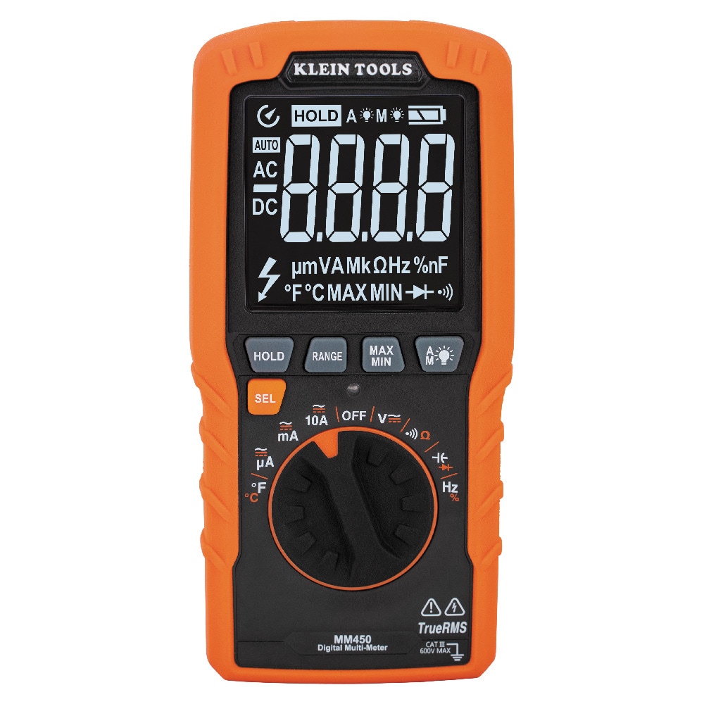 Slim Digital Multimeter, TRMS Auto-Ranging, 600V, Temp - Image 11