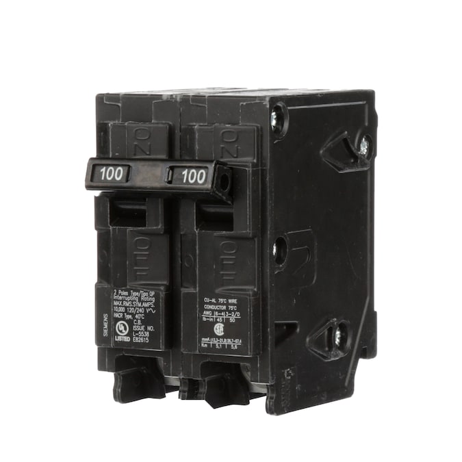 Siemens QP 100-amp 2-Pole Standard Trip Circuit Breaker