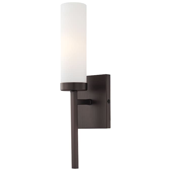 Minka Lavery Compositions 4.25-in W 1-Light Bronze Modern/Contemporary Incandescent Wall Sconce