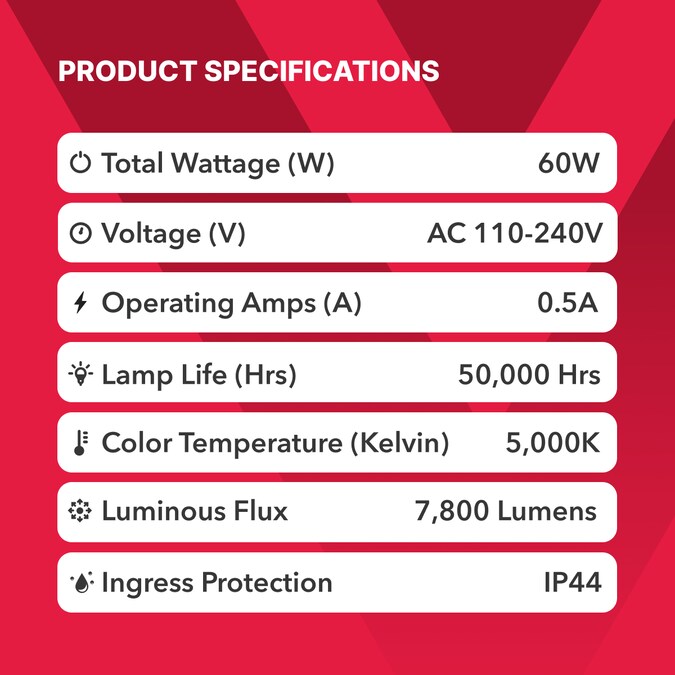 Volterrex 7800-Lumen LED Plug Stand Work Light - Image 7