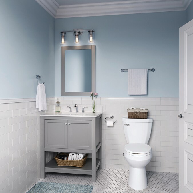 Millennium Lighting Verlana 24-in 3-Light Polished Chrome Traditional Vanity Light - Image 6