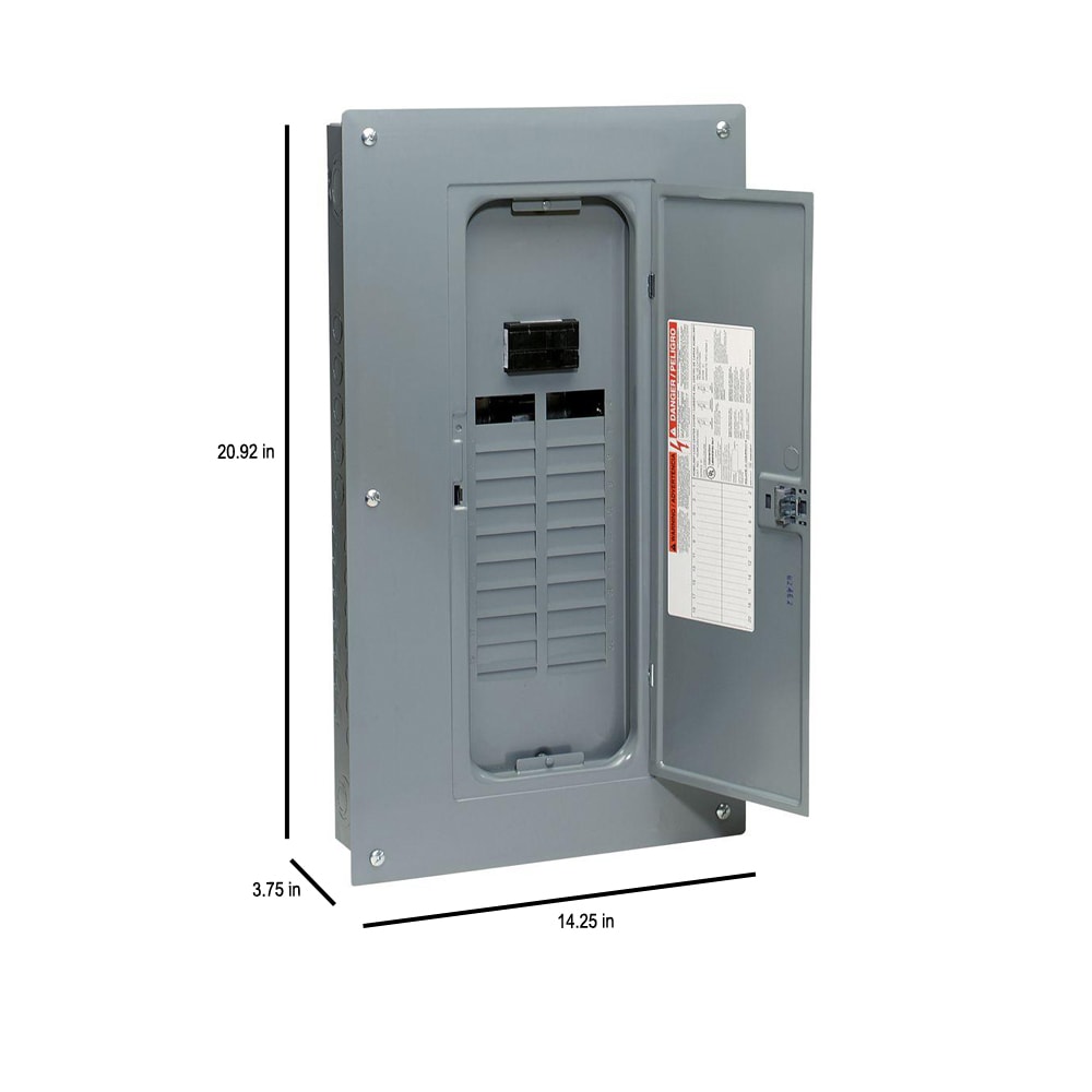 Homeline 100 -Amp 20 -Spaces 40 -Circuit Indoor Main breaker Plug-On Neutral Load Center (Value Pack) - Image 5