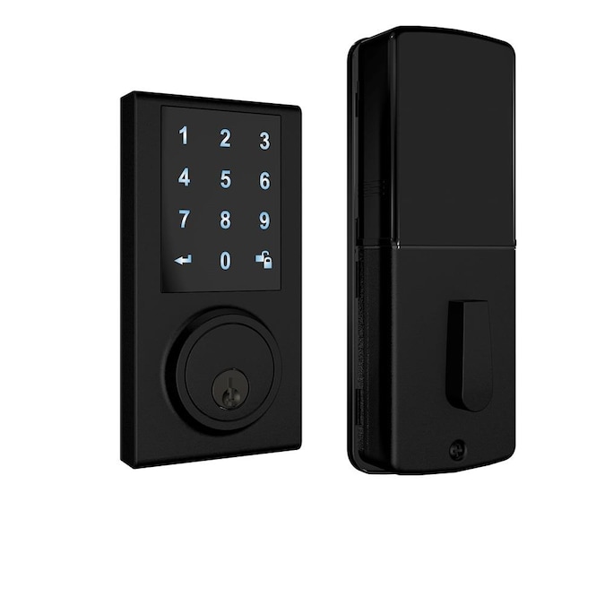 Delaney Hardware Digital Black Single Cylinder Deadbolt