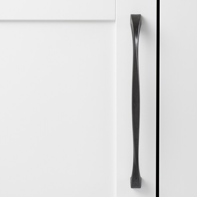 Hickory Hardware Twist 8-13/16-in (224Mm) Center to Center Black Iron Arch Handle Drawer Pulls (5-Pack) - Image 5