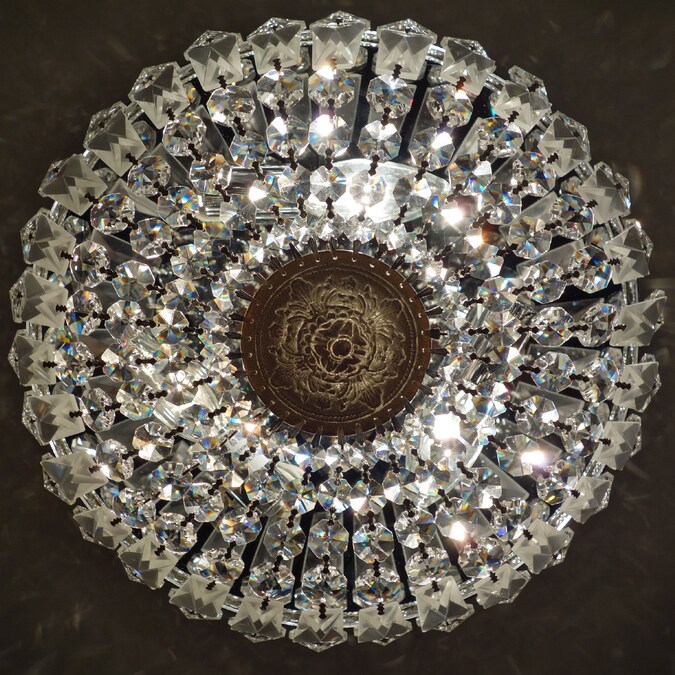 Crystorama Ceiling Mount 3-Light 12-in Antique Bronze Flush Mount Light - Image 4